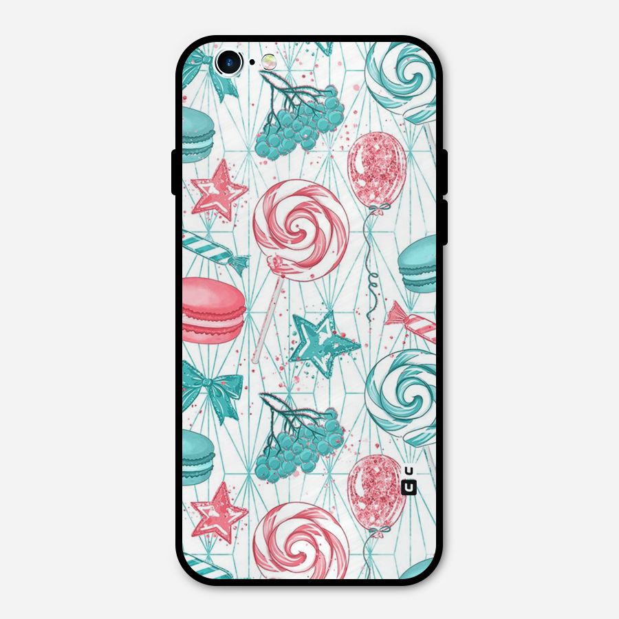 Candies And Macroons Metal Back Case for iPhone 6 6s