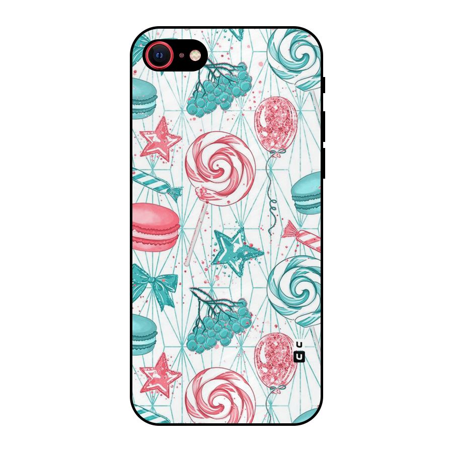 Candies And Macroons Metal Back Case for iPhone 7