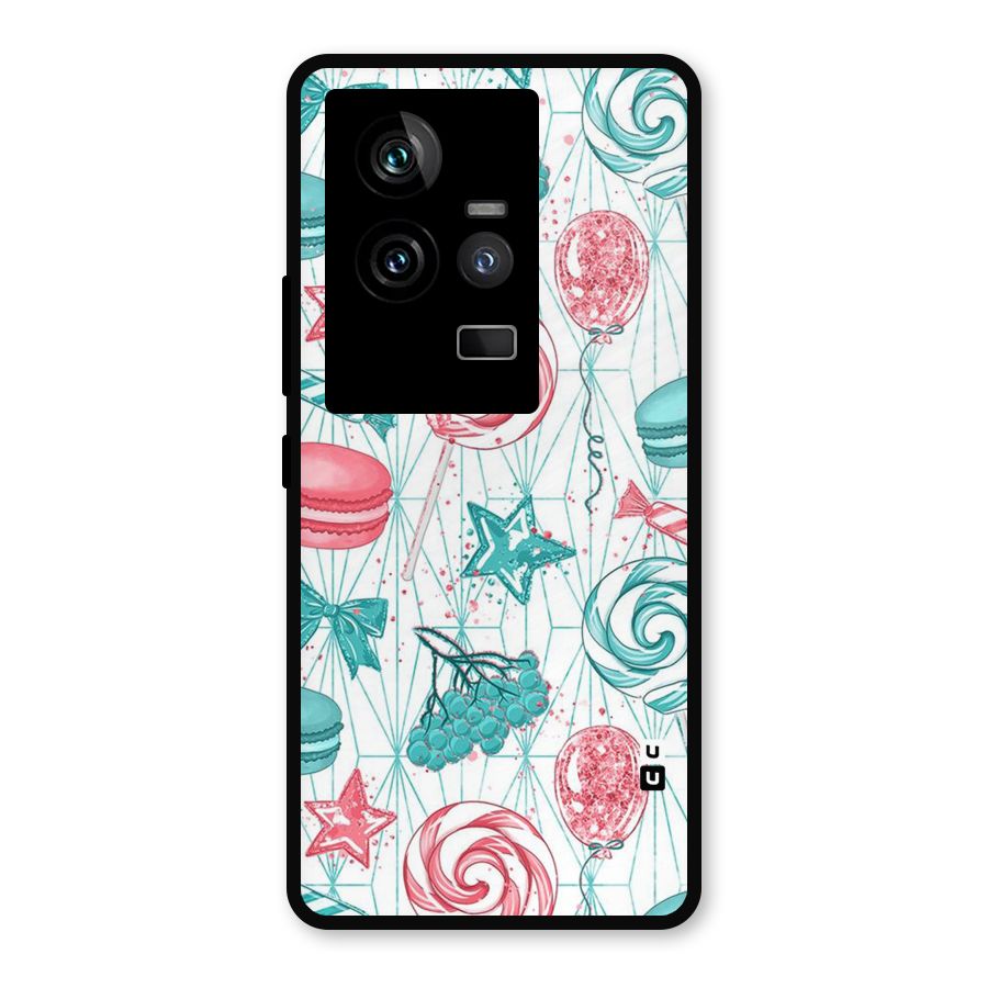 Candies And Macroons Metal Back Case for iQOO 11 5G
