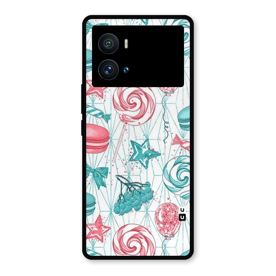 Candies And Macroons Metal Back Case for iQOO 9 Pro