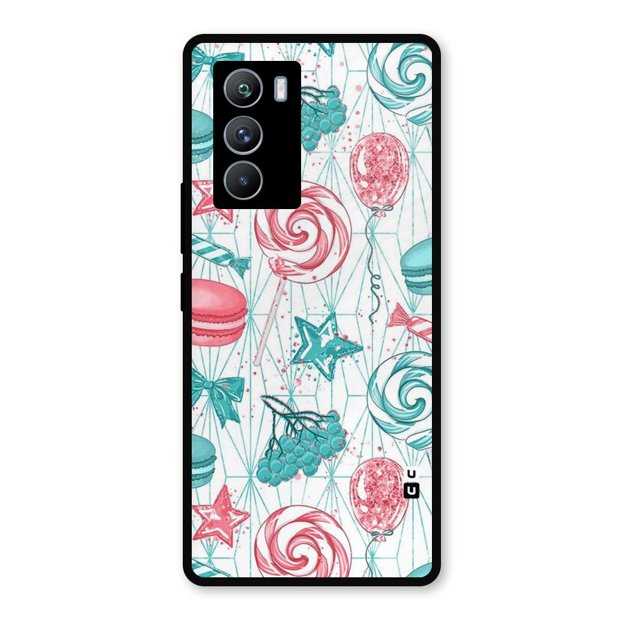 Candies And Macroons Metal Back Case for iQOO 9 SE