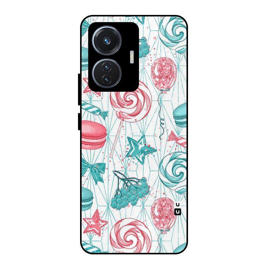 Candies And Macroons Metal Back Case for iQOO Z6 44W