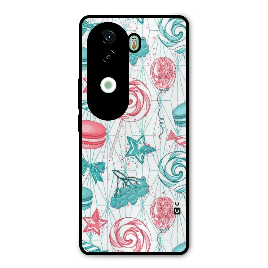 Candies And Macroons Metal Back Case for iQOO Z9s