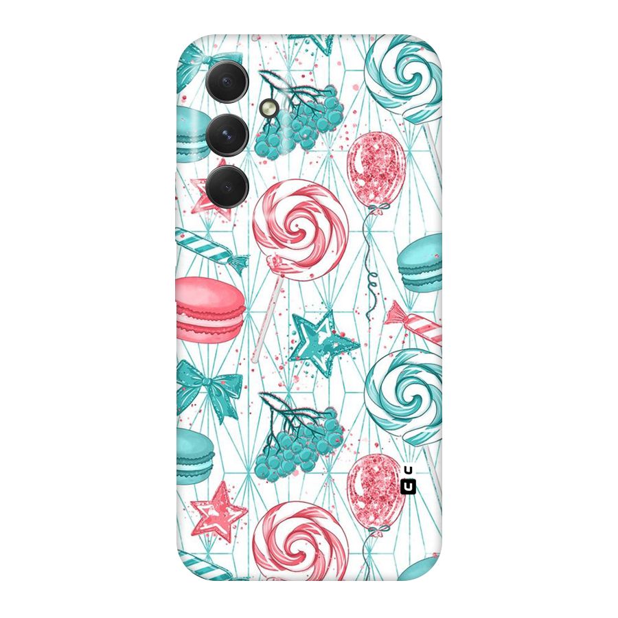 Candies And Macroons Original Polycarbonate Back Case for Galaxy A54