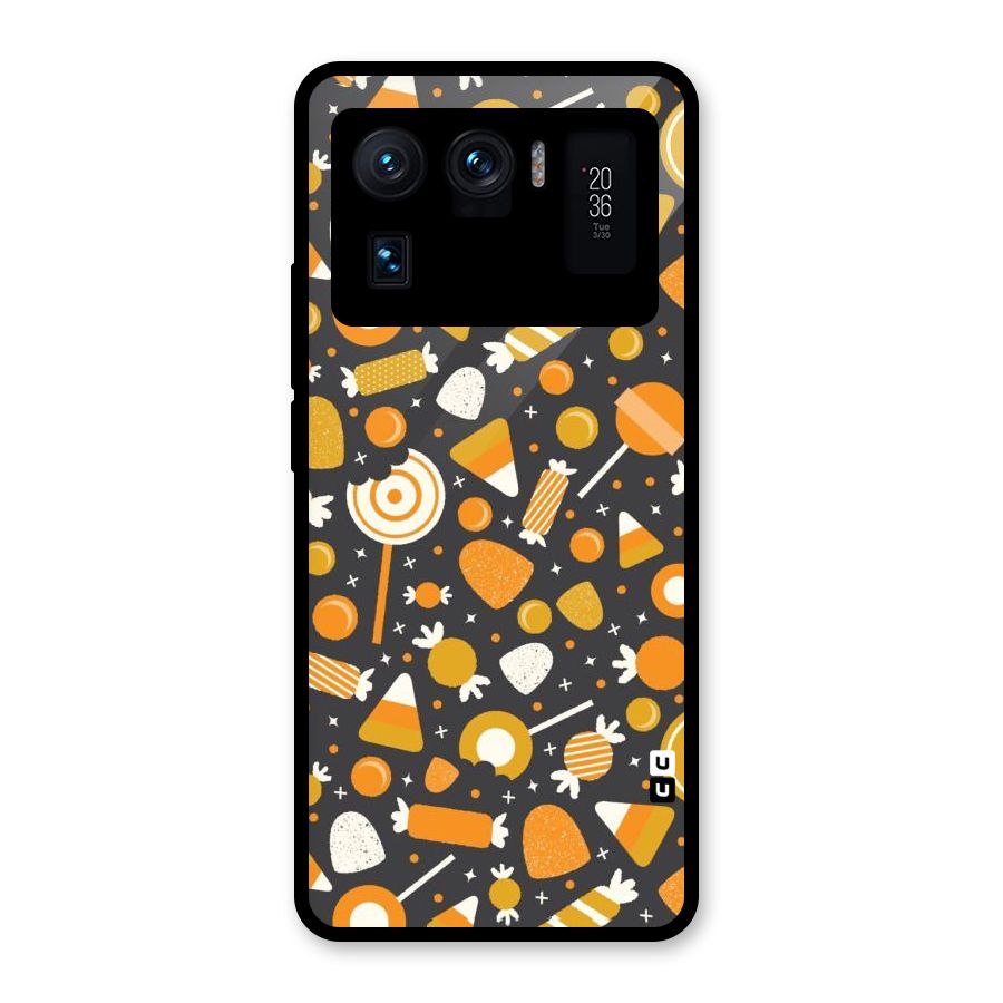 Candies Pattern Glass Back Case for Mi 11 Ultra