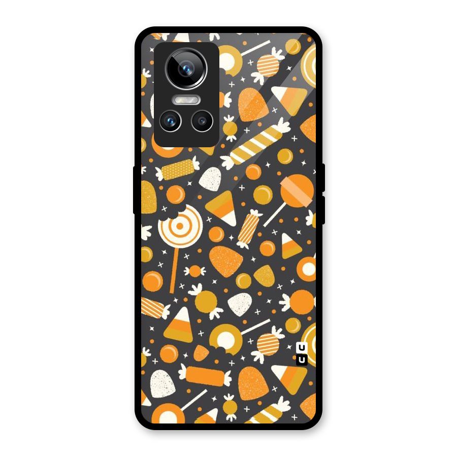 Candies Pattern Glass Back Case for Realme GT Neo 3