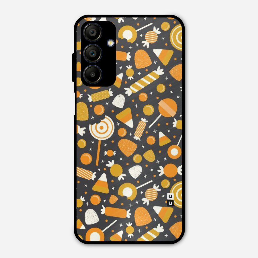Candies Pattern Metal Back Case for Galaxy A15 5G