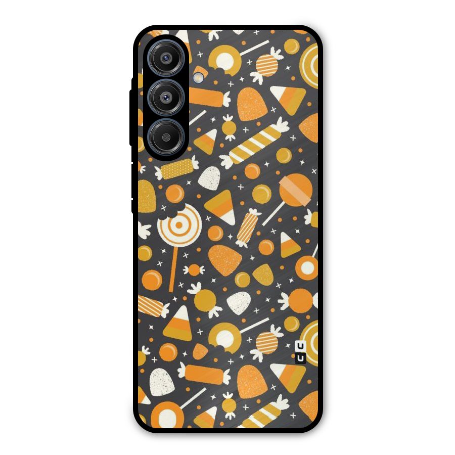 Candies Pattern Metal Back Case for Galaxy A16 5G