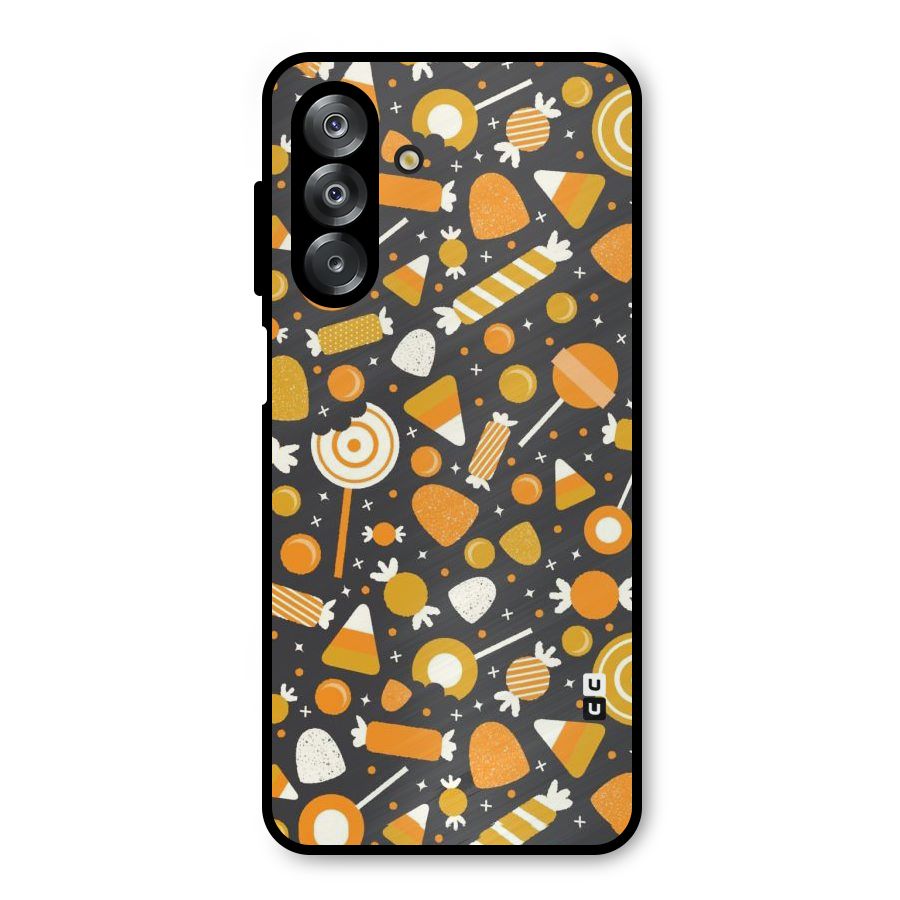 Candies Pattern Metal Back Case for Galaxy A26