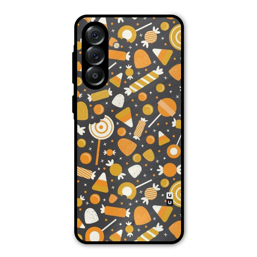 Candies Pattern Metal Back Case for Galaxy A36