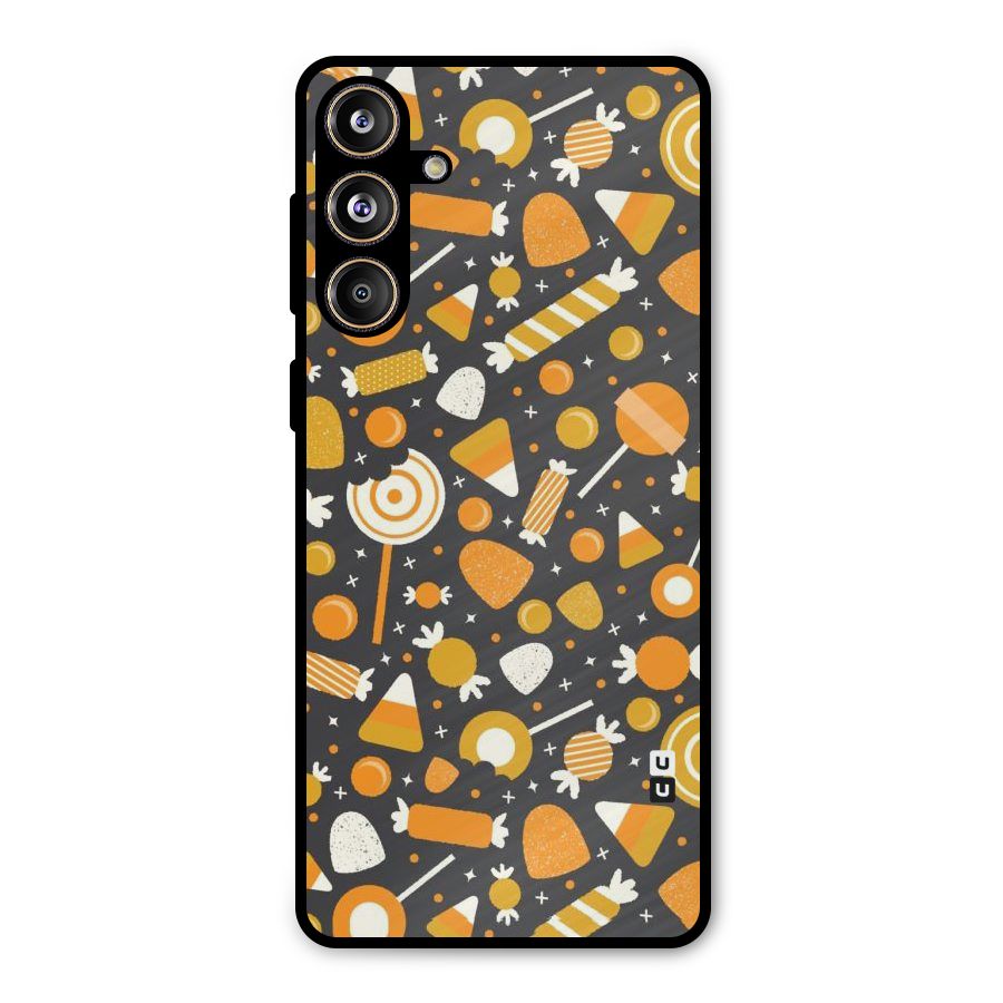 Candies Pattern Metal Back Case for Galaxy F55