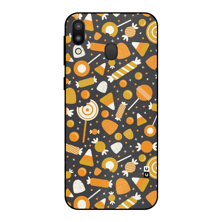 Candies Pattern Metal Back Case for Galaxy M20