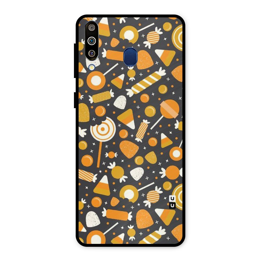 Candies Pattern Metal Back Case for Galaxy M30