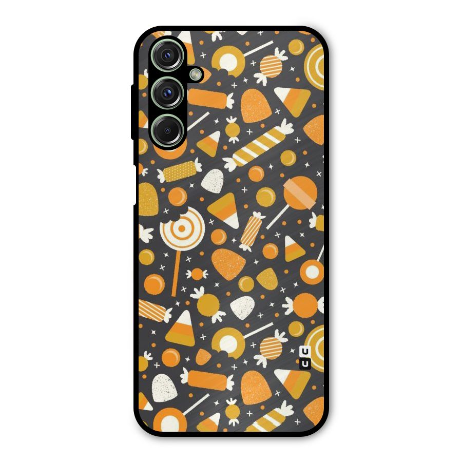 Candies Pattern Metal Back Case for Galaxy M34