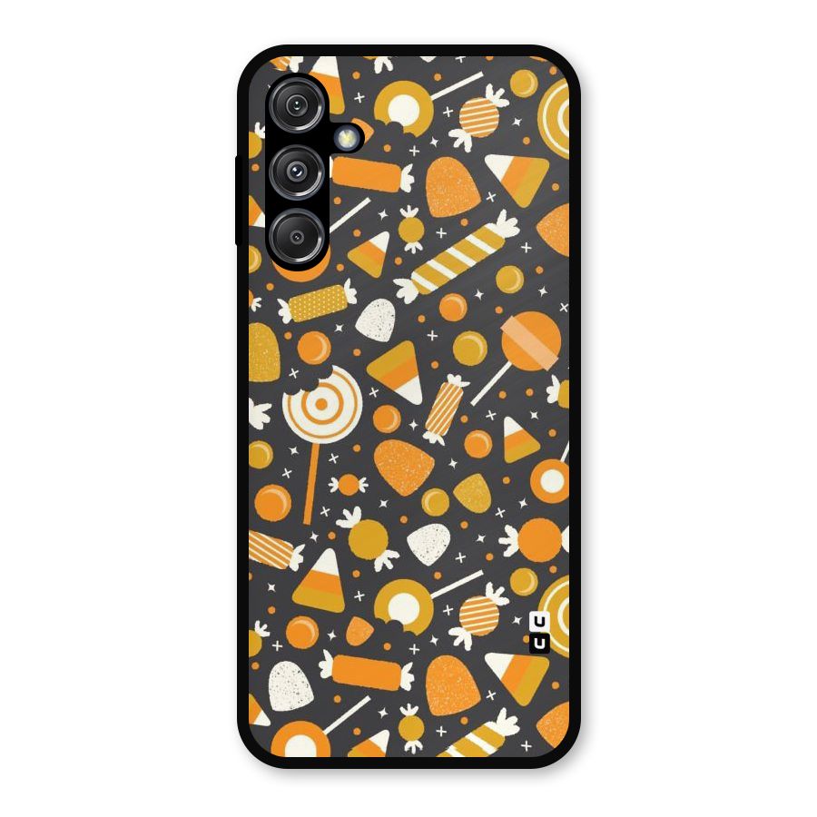 Candies Pattern Metal Back Case for Galaxy M34 5G