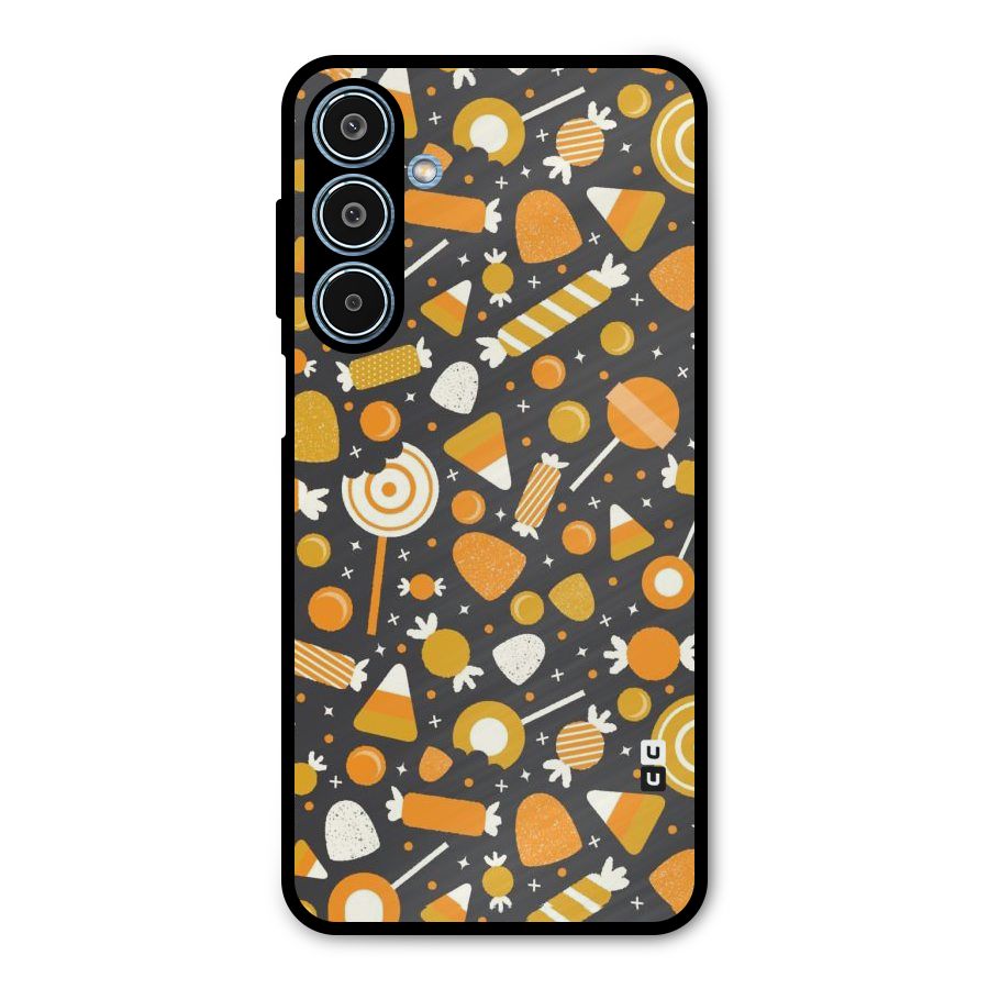 Candies Pattern Metal Back Case for Galaxy M35