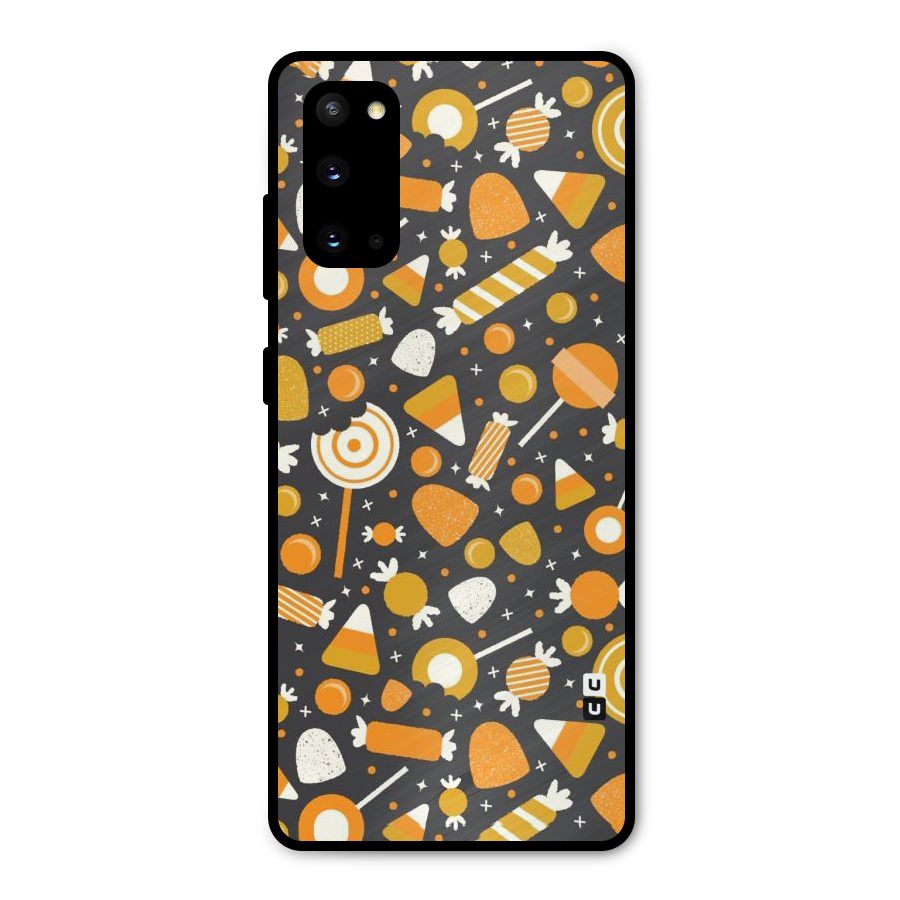 Candies Pattern Metal Back Case for Galaxy S20