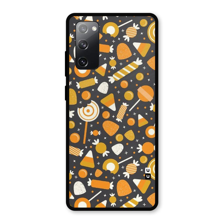 Candies Pattern Metal Back Case for Galaxy S20 FE 5G