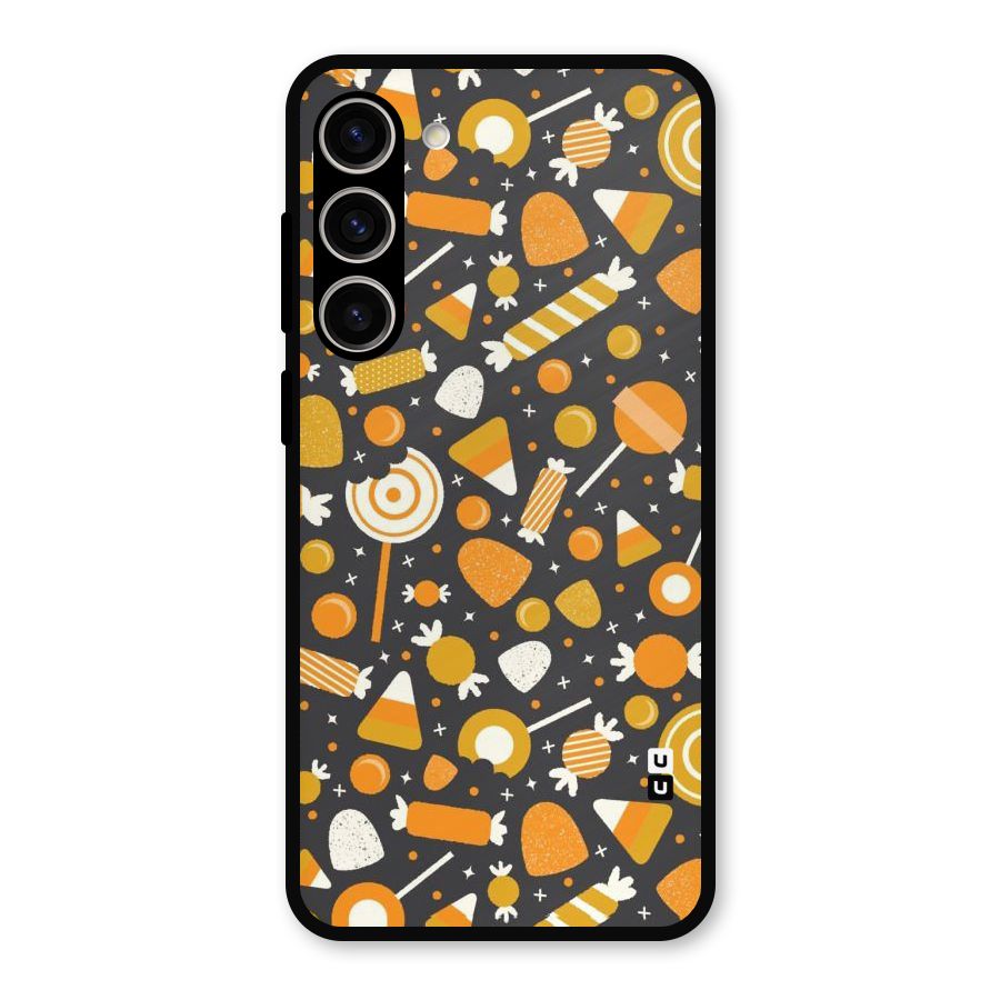 Candies Pattern Metal Back Case for Galaxy S23 Plus