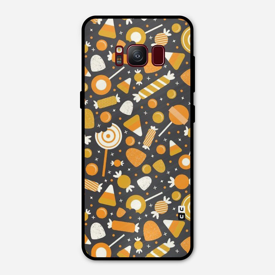 Candies Pattern Metal Back Case for Galaxy S8