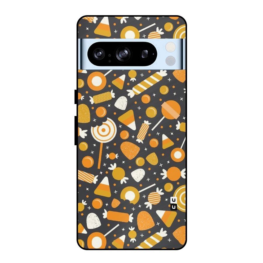 Candies Pattern Metal Back Case for Google Pixel 8 Pro