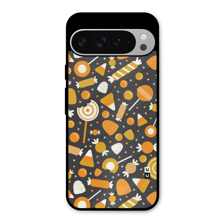 Candies Pattern Metal Back Case for Google Pixel 9 Pro XL