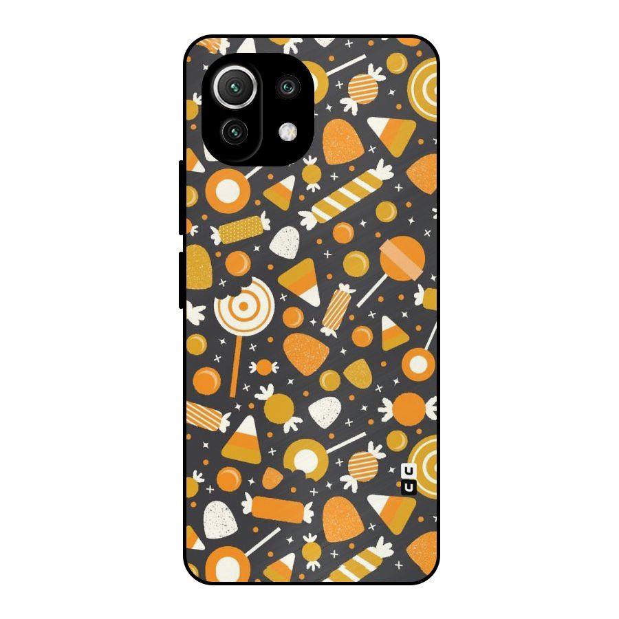 Candies Pattern Metal Back Case for Mi 11 Lite NE 5G