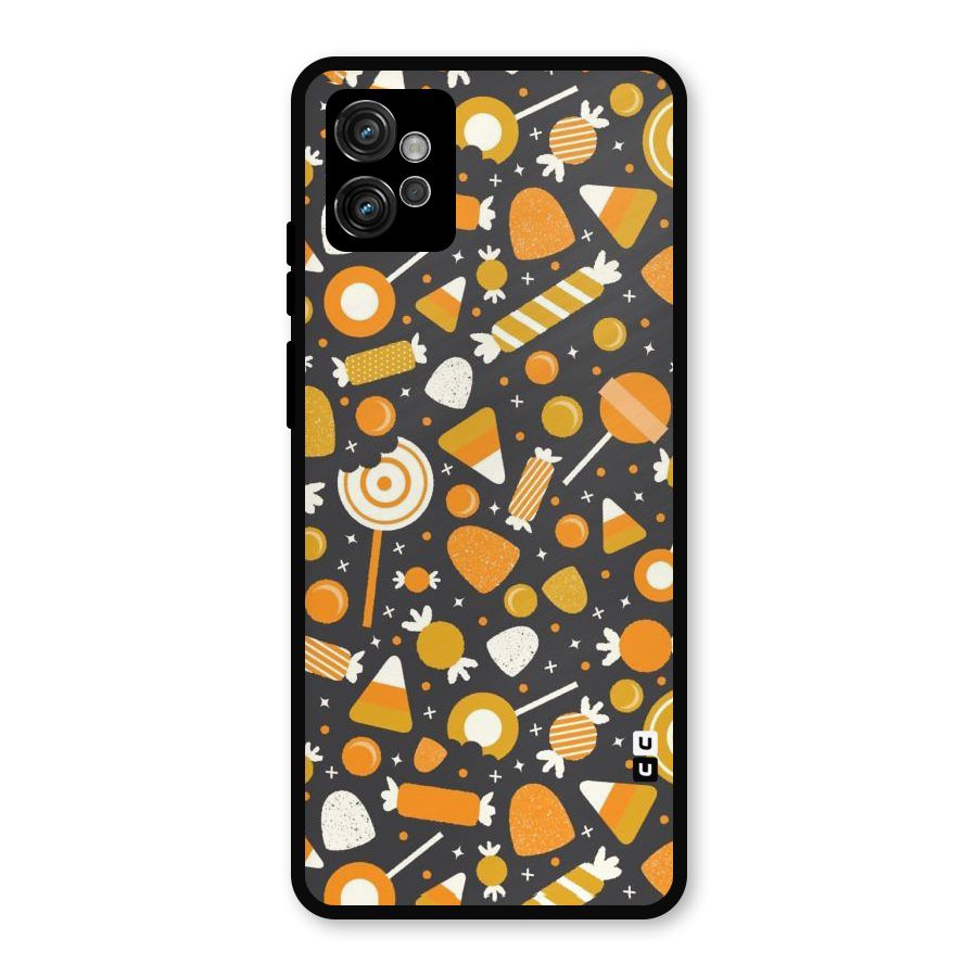 Candies Pattern Metal Back Case for Moto G32