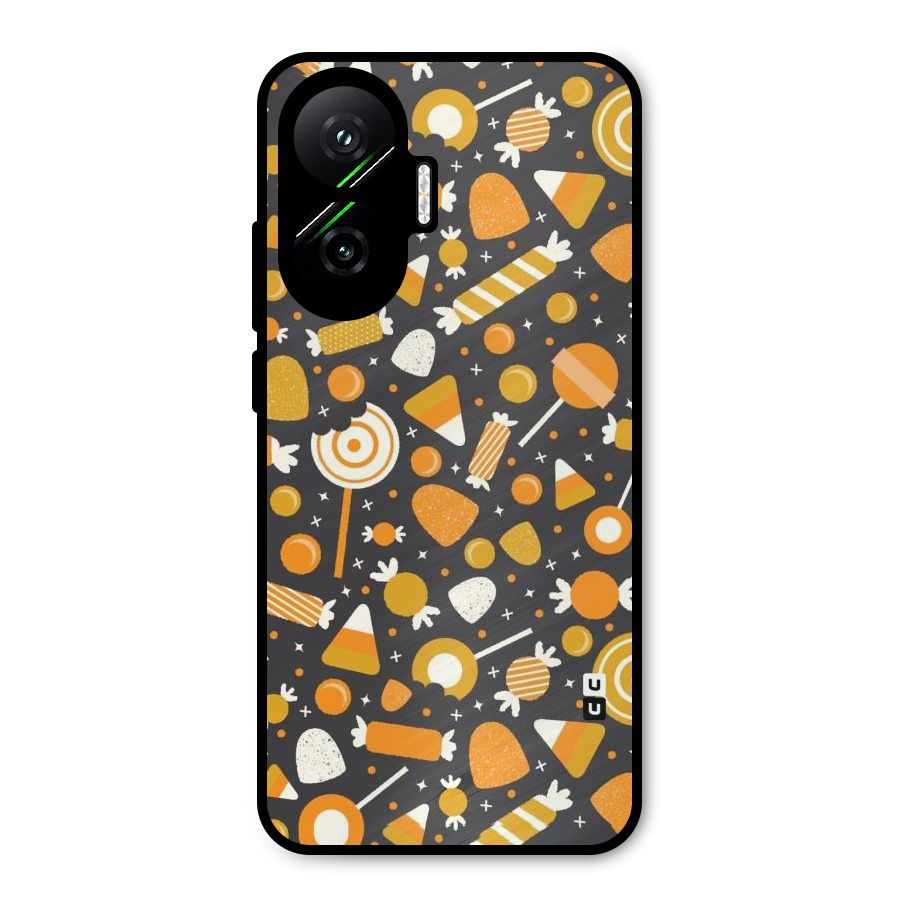 Candies Pattern Metal Back Case for Poco F7