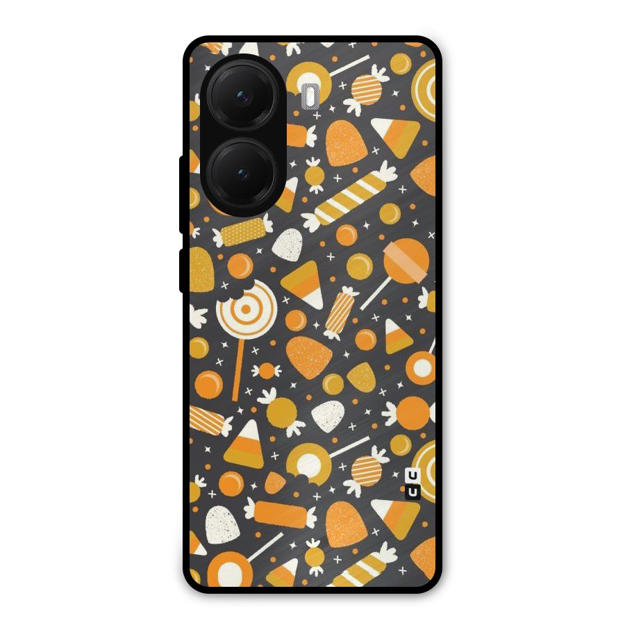 Candies Pattern Metal Back Case for Poco X7 Pro