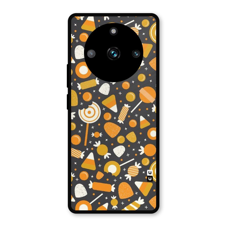Candies Pattern Metal Back Case for Realme 11 Pro