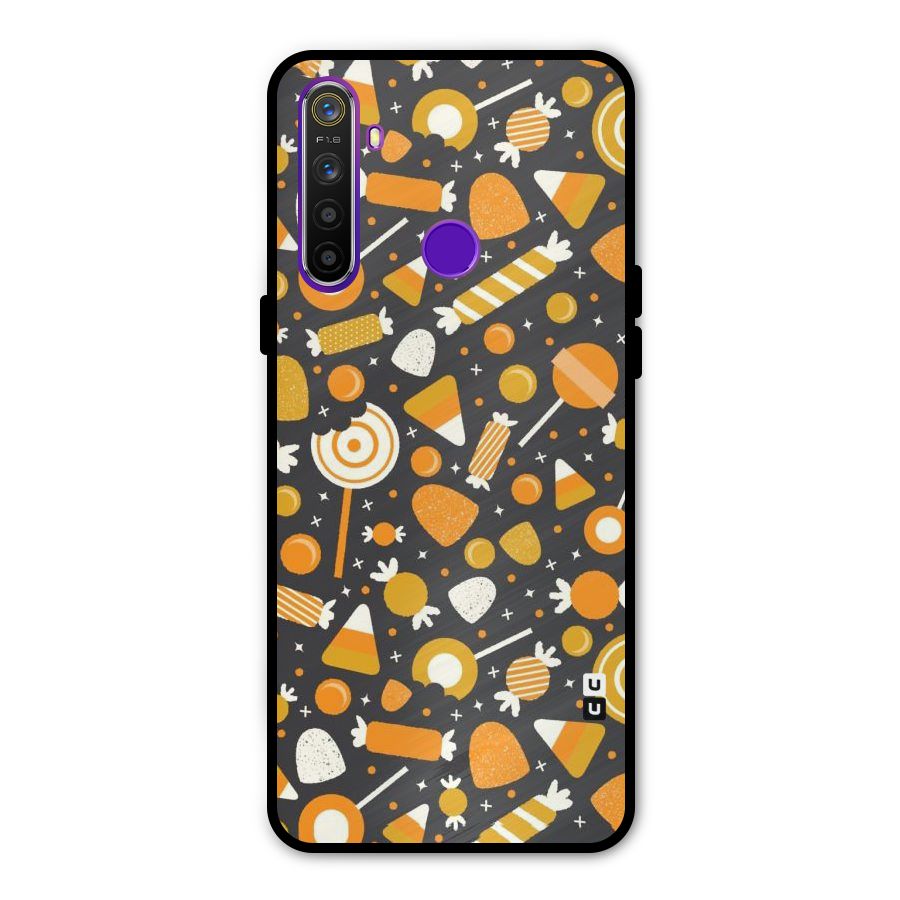 Candies Pattern Metal Back Case for Realme 5i
