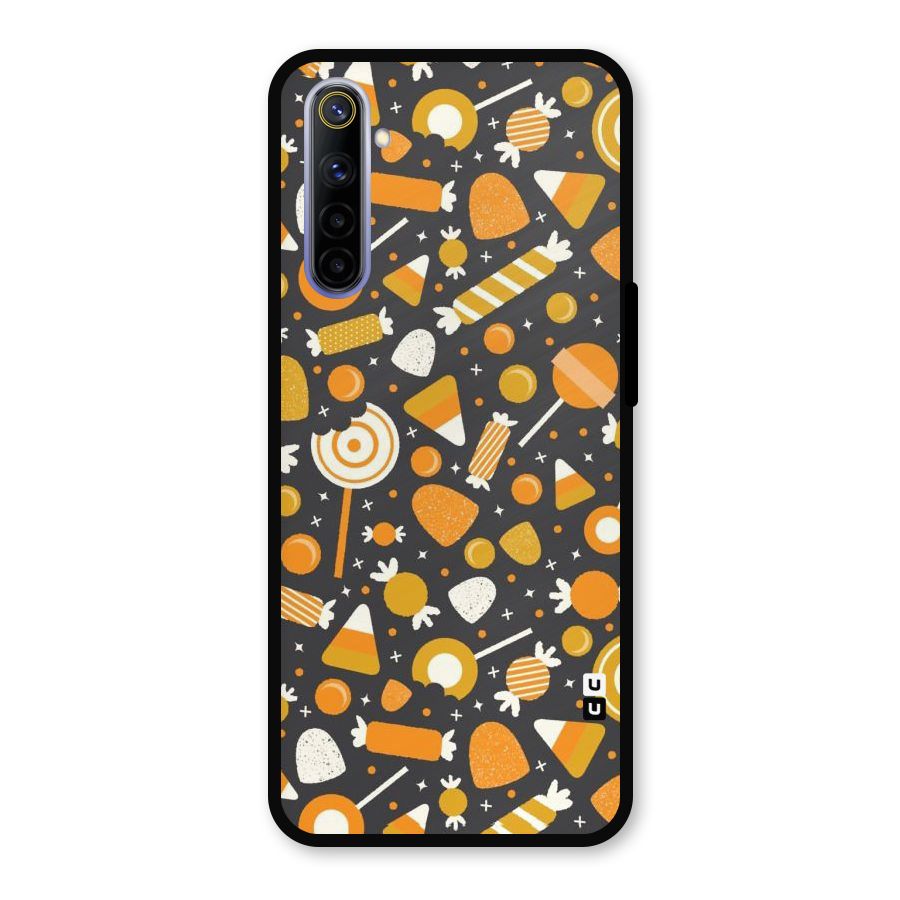 Candies Pattern Metal Back Case for Realme 6i