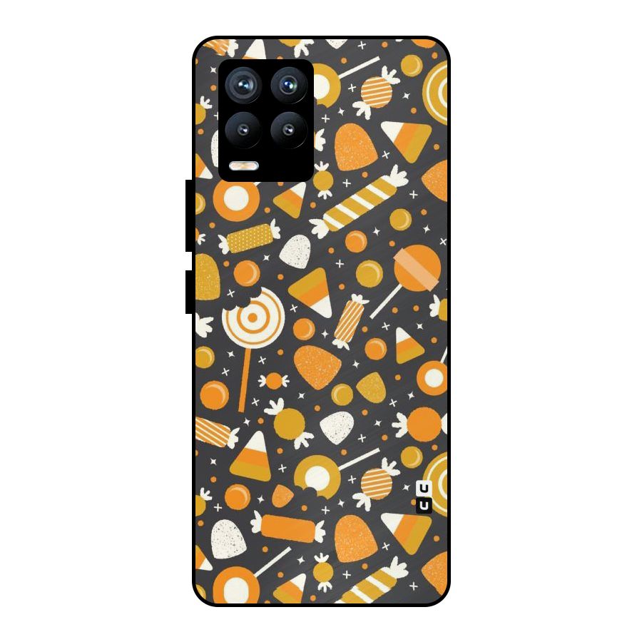 Candies Pattern Metal Back Case for Realme 8 Pro