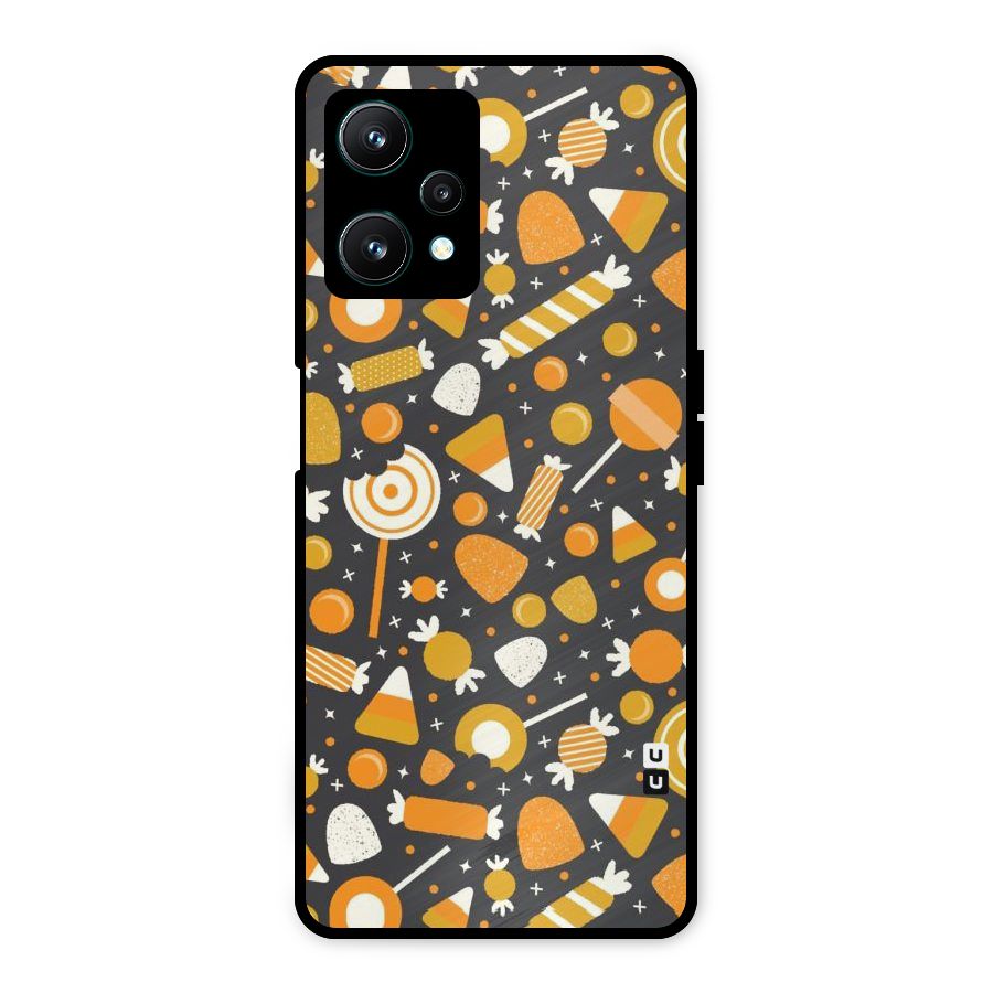 Candies Pattern Metal Back Case for Realme 9 Pro 5G