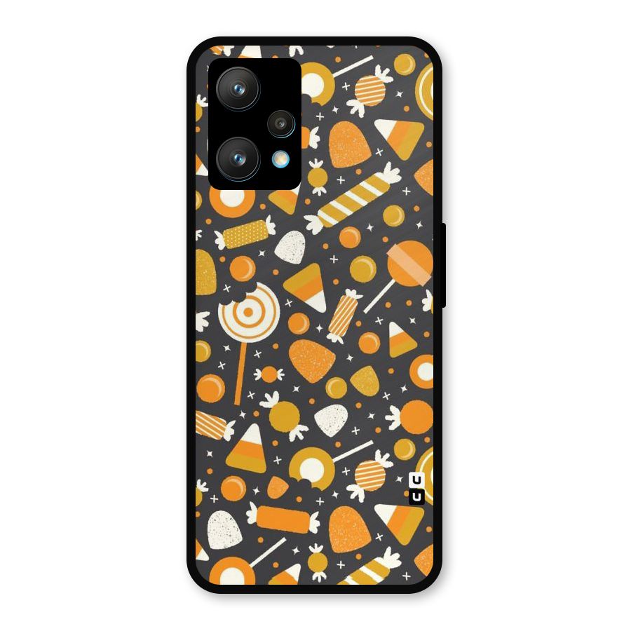 Candies Pattern Metal Back Case for Realme 9 Pro Plus 5G