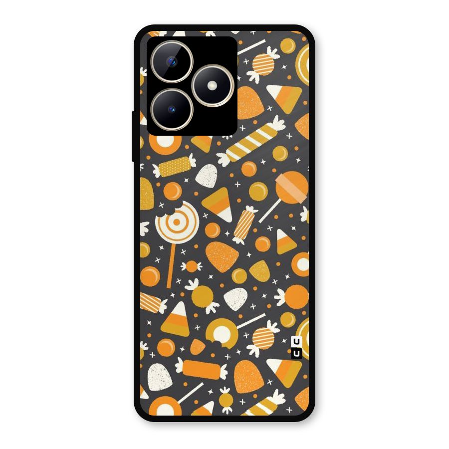 Candies Pattern Metal Back Case for Realme C53