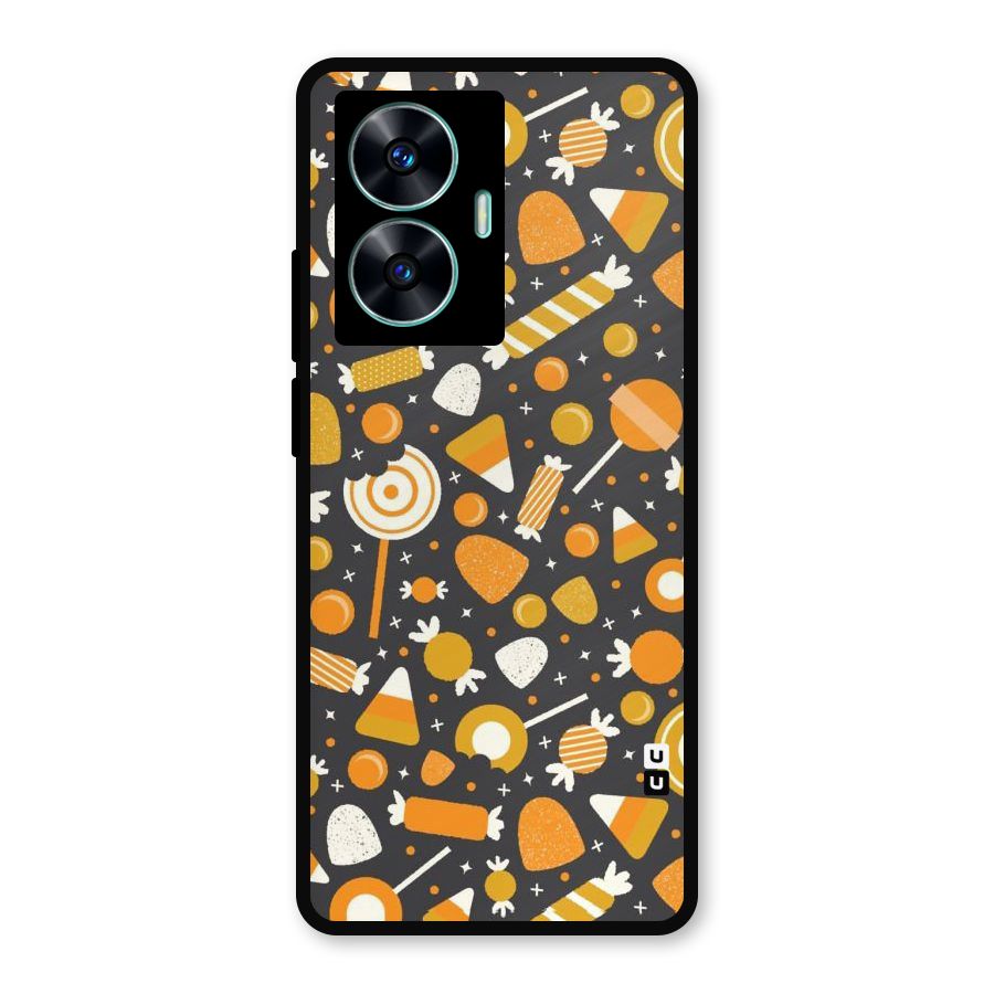 Candies Pattern Metal Back Case for Realme C55