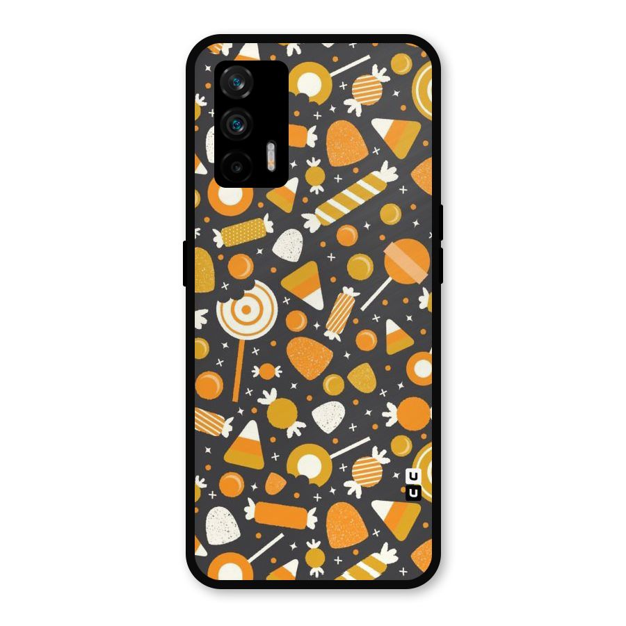 Candies Pattern Metal Back Case for Realme GT 5G