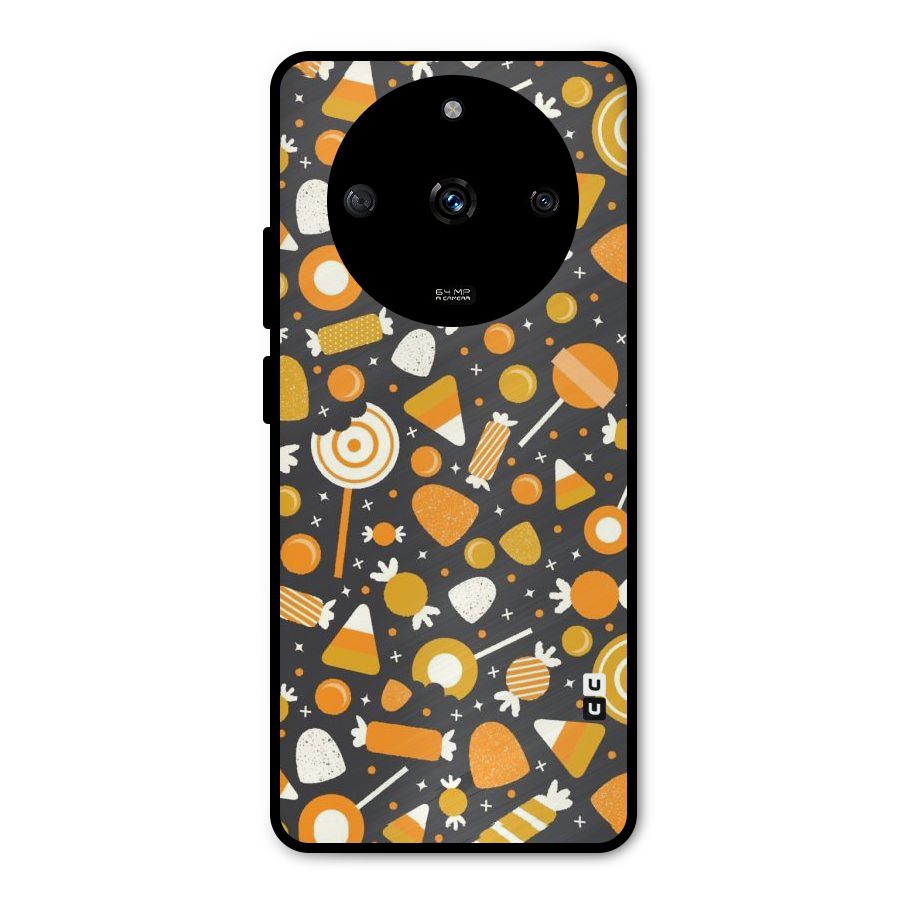 Candies Pattern Metal Back Case for Realme Narzo 60 5G