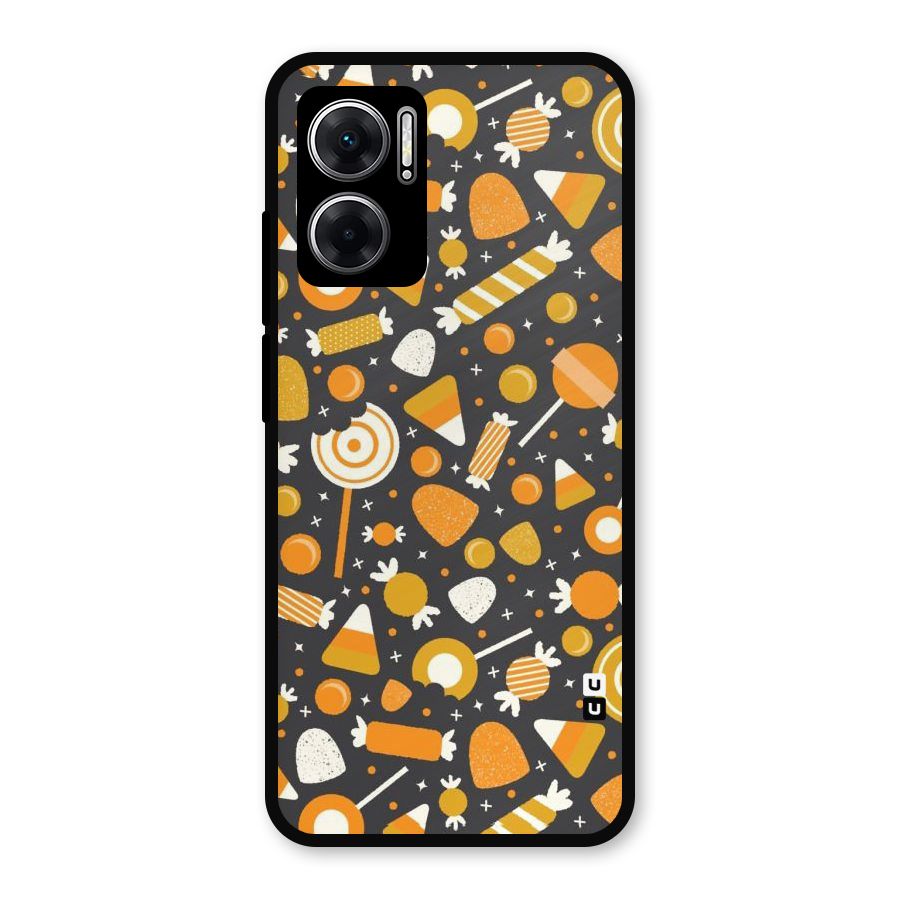 Candies Pattern Metal Back Case for Redmi 11 Prime 5G