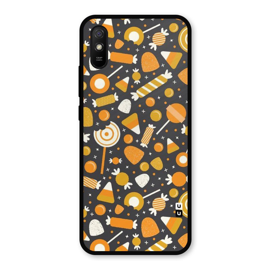 Candies Pattern Metal Back Case for Redmi 9a