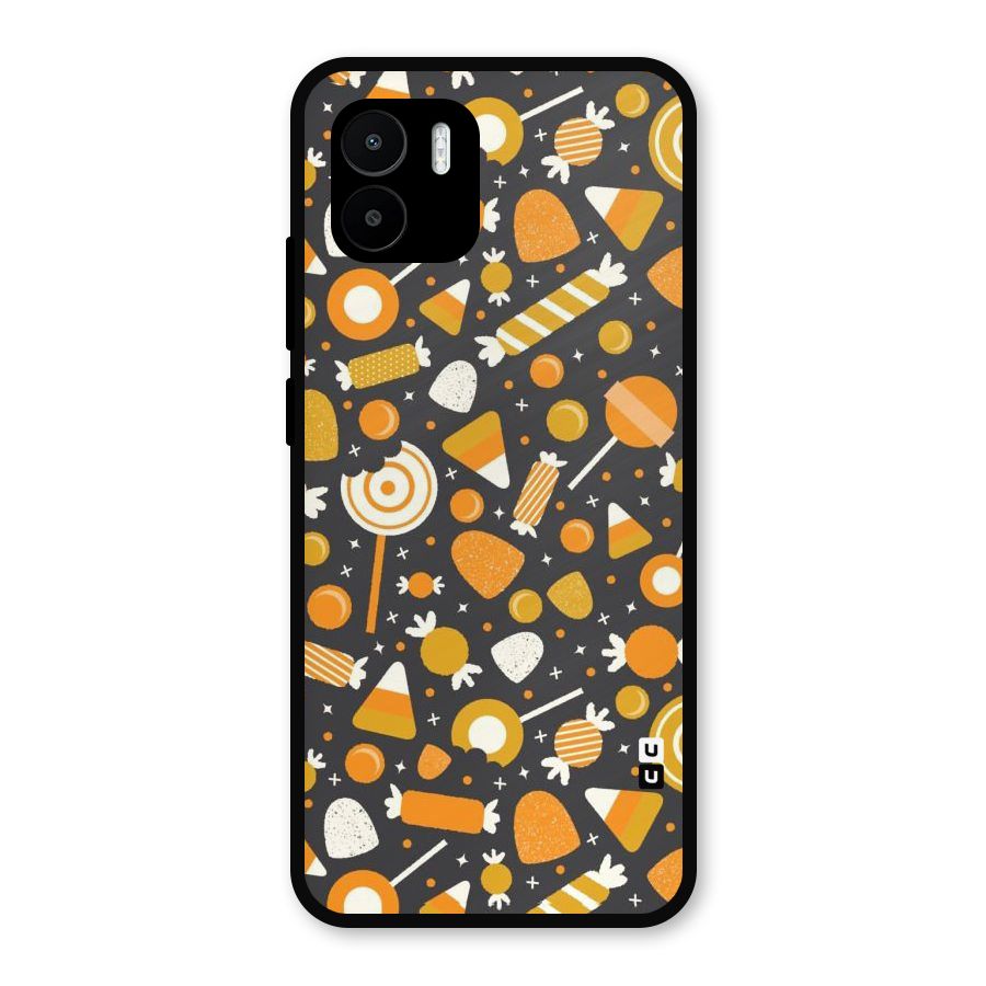 Candies Pattern Metal Back Case for Redmi A2