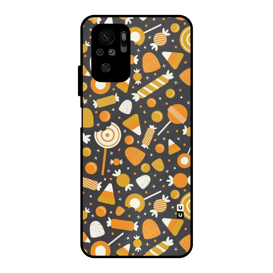 Candies Pattern Metal Back Case for Redmi Note 10S