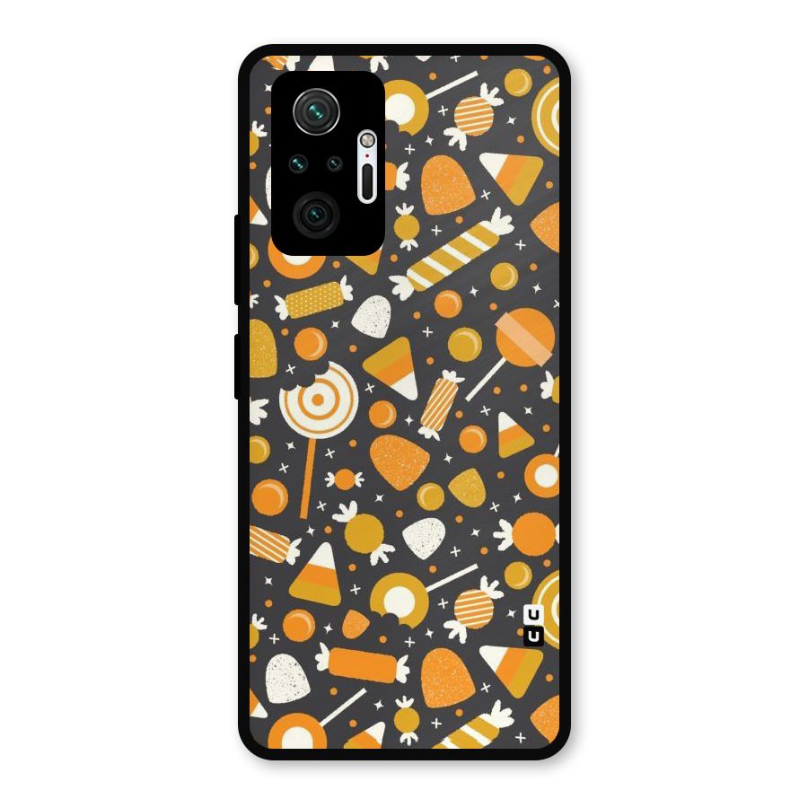 Candies Pattern Metal Back Case for Redmi Note 10 Pro Max