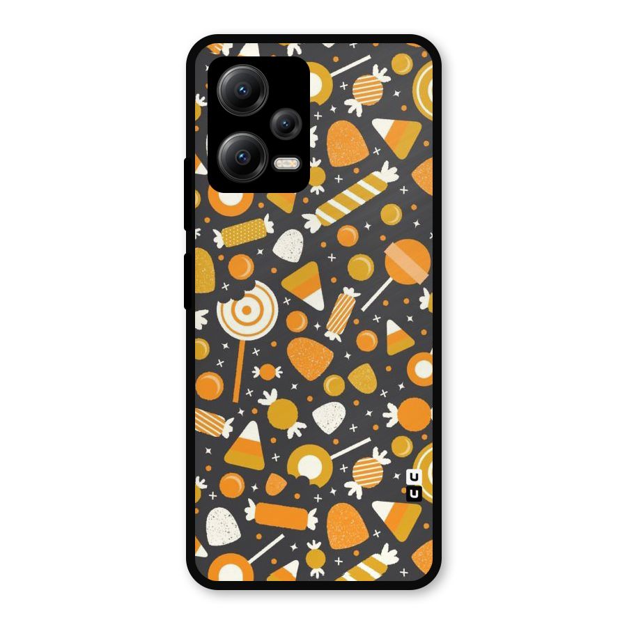 Candies Pattern Metal Back Case for Redmi Note 12 5G