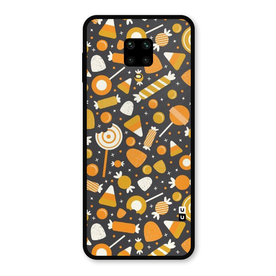 Candies Pattern Metal Back Case for Redmi Note 9 Pro