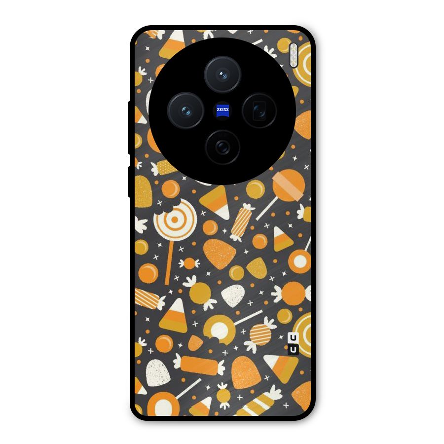 Candies Pattern Metal Back Case for Vivo X200