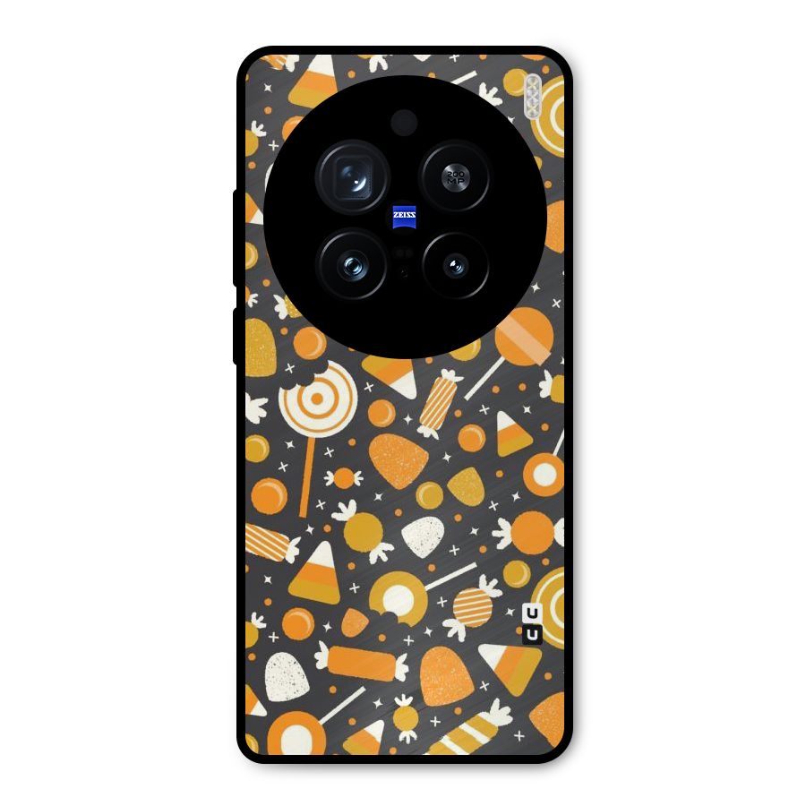 Candies Pattern Metal Back Case for Vivo X200 Pro