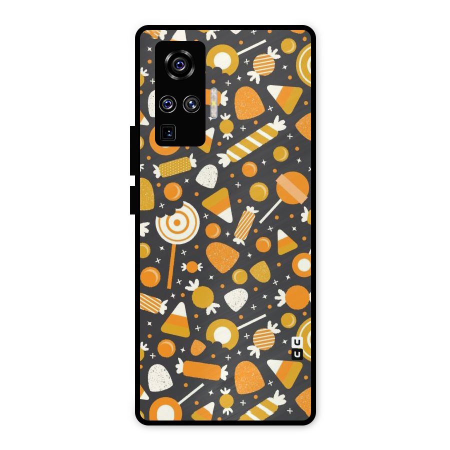 Candies Pattern Metal Back Case for Vivo X50 Pro